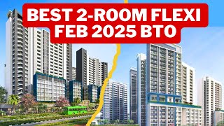 Feb 2025 BTO Preview Best 2Room Flexi Type 1 amp 2 HDB BTO February 2025 Project Launch Singapore [upl. by Jansson112]