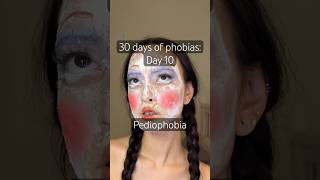 Pediophobia The fear of dolls dollmakeup halloweenlook makeuplook vogue fyp beautycreator [upl. by Viglione209]