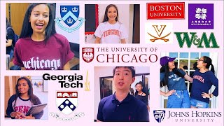 where is everyone going to college  college decision day 2018 [upl. by Trela13]