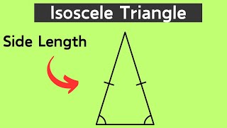 Finding the side length of an isosceles triangleGeometry Help [upl. by Ydisac459]