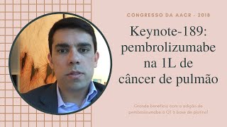 Pembrolizumab efetivo em câncer de pulmão metastático [upl. by Idette]