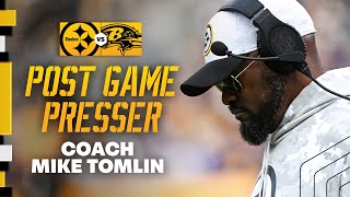 Coach Mike Tomlin Postgame Press Conference Week 11 vs Ravens  Pittsburgh Steelers [upl. by Arvin]