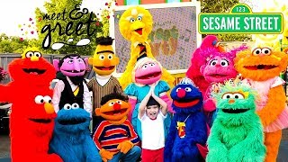 Sesame Street Theme Song  Characters Meet amp Greet [upl. by Noslien578]