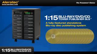 Aleratec 115 Bluray DVD CD Tower LightScribe Publisher SLS  part 260203 [upl. by Sharlene316]