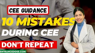 10 Mistakes During my CEE Preparation  OMR  Revision  Anxiety amp Fear🥵 [upl. by Alemaj]