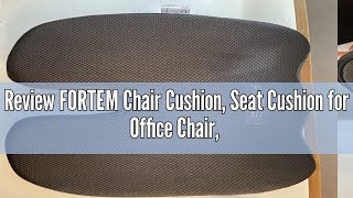 Review FORTEM Chair Cushion Seat Cushion for Office Chair Lumbar Support Pillow for Chair Car Sea [upl. by Torras]