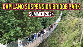 Exploring Capilano Suspension Bridge Park North Vancouver BC  Canada [upl. by Nwahsem]