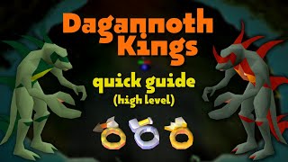 Dagannoth Kings Quick Guide  High Level  OSRS [upl. by Idnor]