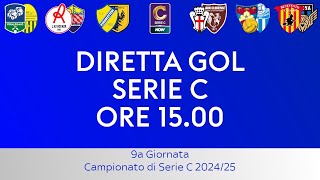 DIRETTA GOL SERIE C 1310  ORE 15  LIVE CRONACA STATISTICHE amp CAMPO 3D [upl. by Dougie]