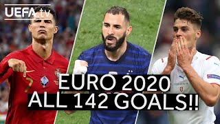 Watch all 142 goals scored at UEFA EURO 2020 [upl. by Eila]