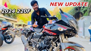 2024 BAJAJ PULSAR 220F NEW MODEL LAUNCHED  NEW FEATURES PRICE CHANGES [upl. by Ailuy]