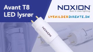 Noxion Avant T8 LED lysrør  Lyskilderdirektedk [upl. by Adnim]