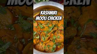 Chicken with white Radish cooked in Kashmiri style with kashmiri spices wazwan [upl. by Kier]