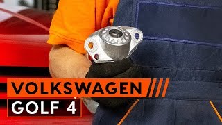 Wie VW GOLF 4 Domlager wechseln TUTORIAL AUTODOC [upl. by Petersen75]