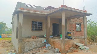 BEAUTIFUL HOME DESIGN WITH WALKTHROUGH  PORTICO WALA GHAR  NIRALA CONSTRUCTION [upl. by Rozanna]