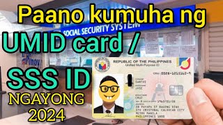 Paano mag apply ng UMID CARD  SSS ID  How to apply for UMID CARD  SSS ID 2024 update [upl. by Jareen]