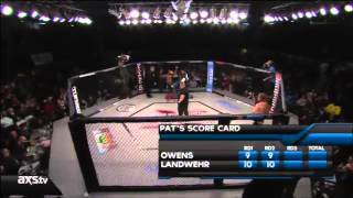 XFC 22  Djuan Owens vs Nate Landwehr  MMA Crossing the Line Charlotte NC [upl. by Oneal]