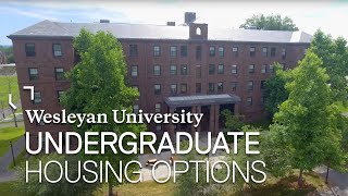 Wesleyan University Undergraduate Residence Options [upl. by Baptiste]