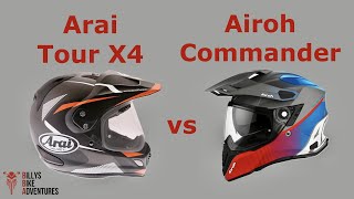 Arai Tour X4 vs Airoh Commander [upl. by Bound263]