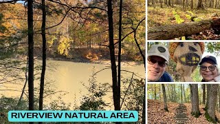 Hiking A Four Mile Loop Trail At Riverview Natural Area  Midland Michigan [upl. by Onavlis]