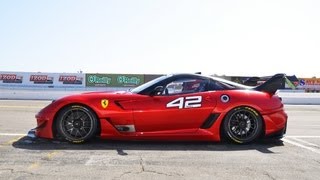 Ferrari 599XX Evo In Action [upl. by Newo]