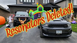 21 Durango RT  Resonator Delete  Before amp After Start up [upl. by Nivar936]