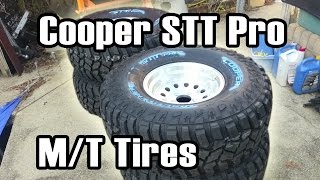 89 Cherokee New 35x125 Cooper Discoverer STT Pro Tires [upl. by Eekram]