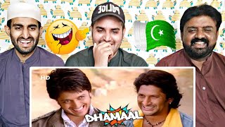 Dhamaal Movie Comedy Scene Part 2  PAKISTANI REACTION [upl. by Abbottson]