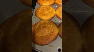 I baked Jiffy Cornbread Muffins Ate them with Butter shorts food cornbread [upl. by Arhat]