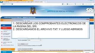 CEXML Descarga Los Comprobantes Electronicos del SRI [upl. by Enilreug399]