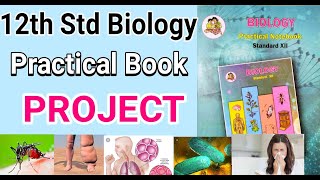 12th Std Biology Practical Book PROJECT Maharashtra Board quot Human Health and Diseases quot  Project [upl. by Ariik240]