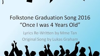 Grade 5 Graduation Song quotOnce I was 4 Years Oldquot [upl. by Clintock]