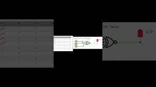 XNOR Gate with 3 input logicgates digitalelectronics [upl. by Artemed343]