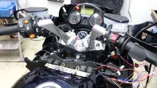 Kawasaki Concours 14 Rostra Electronic Cruise Control install Part 3 [upl. by Ateiram]