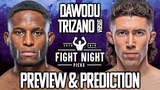 UFC Fight Night Hakeem Dawodu vs Mike Trizano Prediction [upl. by Anitroc]