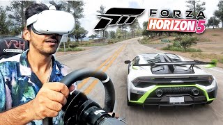 Forza Horizon 5 in VIRTUAL REALITY  Meta Quest 2 Gameplay [upl. by Retsbew530]