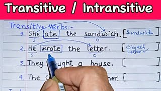 Verbs Transitive vs Intransitive  ELT  Syntax  Grammar  Linguistics LinguaFranca1 [upl. by Trumann]