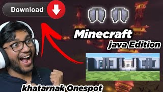 how to download khatarnak Onespot gaming Minecraft Java edition world download [upl. by Ahsiliw]