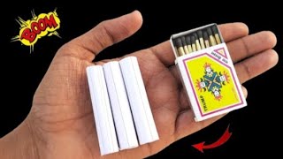 Patakhe kaise banate hai  How to make Crackers using matchsticks  Machis patakhe [upl. by Ennazus462]