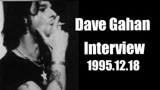 Dave Gahan Interview 1995 [upl. by Adlai]