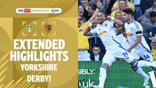 YORKSHIRE DERBY  Leeds United v Hull City extended highlights [upl. by Samaj]