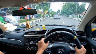 Honda Brio Satya E CVT  2020  POV drive [upl. by Erehs]