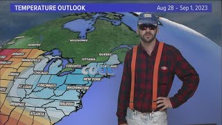 Donny Pelletier Maines finest athlete shares extended weather report [upl. by Nagaer]