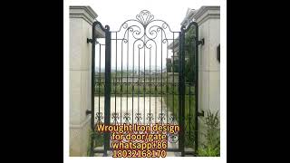 Boundary Village Main Gate and Fence Design From China [upl. by Skrap]