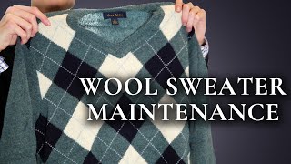 How to Wash and Maintain Wool Sweaters  Laundry Hacks [upl. by Yrokcaz136]