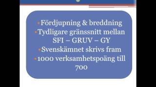 Ny kursplan i svenska som andraspåk grundläggande nivå VUX [upl. by Ainezey71]