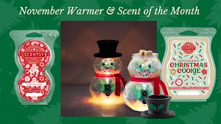 Scentsy November Warmer amp Scent of the Month [upl. by Neils844]