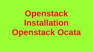 Basic Openstack Administration Part 1 [upl. by Thaine]