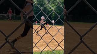 14U Travel Fast Pitch Girls Softball Even A Bad Swing Can you You on if You Hustle softball [upl. by Tomas505]