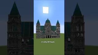 Biggest Cathedral in Minecraft⁉️ minecraft [upl. by Rudich]